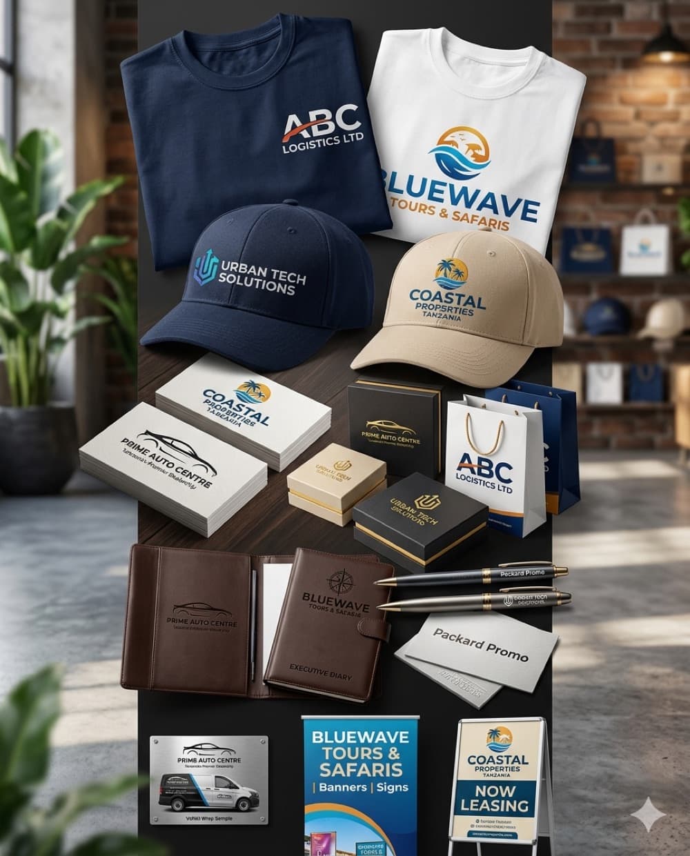 Packard Promo printing and branding services in Tanzania