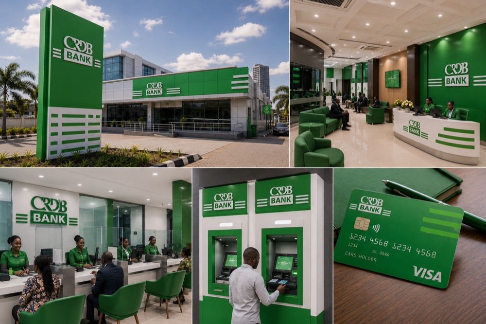 CRDB Bank — 12-Branch Signage Rollout